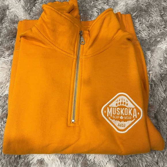 Orange Half-Zip Sweater - Picture 2 of 4